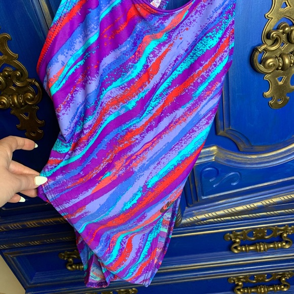 Vintage NIKE Racerback One Piece Swimsuit Size 10 - Picture 2 of 4